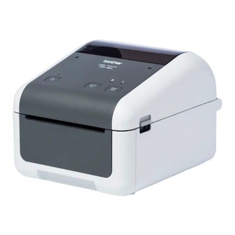 Brother TD-4210D Quick setup guide