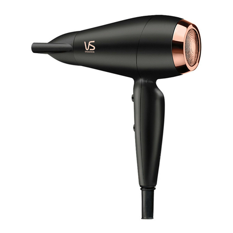 VS Sassoon TRAVEL PRO VSD6344A User manual