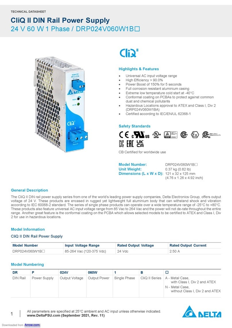 Delta CliQ II DRP024V060W1B Instruction Manual Delta CliQ II DRP024V060W1B Instruction Manual