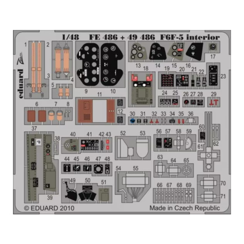 Eduard Zoom F6F-5 interior S.A. User manual