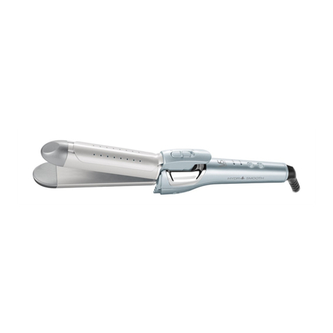 VS Sassoon HYDRO SMOOTH STRAIGHT & CURL VSS3290A User manual