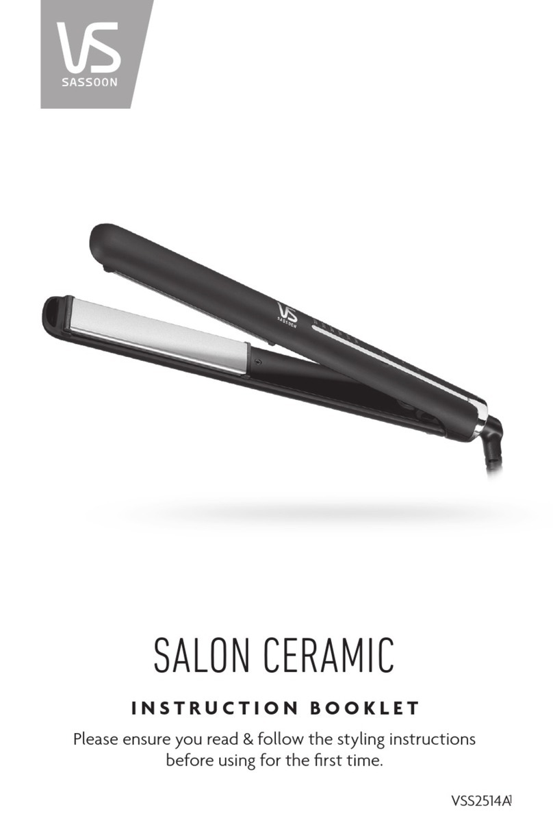 VS Sassoon SALON CERAMIC VSS2514A User manual VS Sassoon SALON CERAMIC VSS2514A User manual