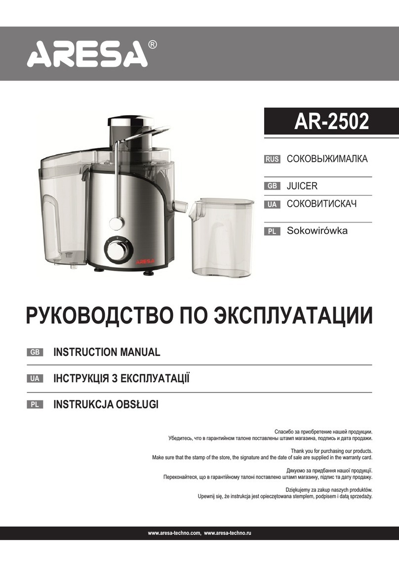 ARESA AR-2502 instruction manual