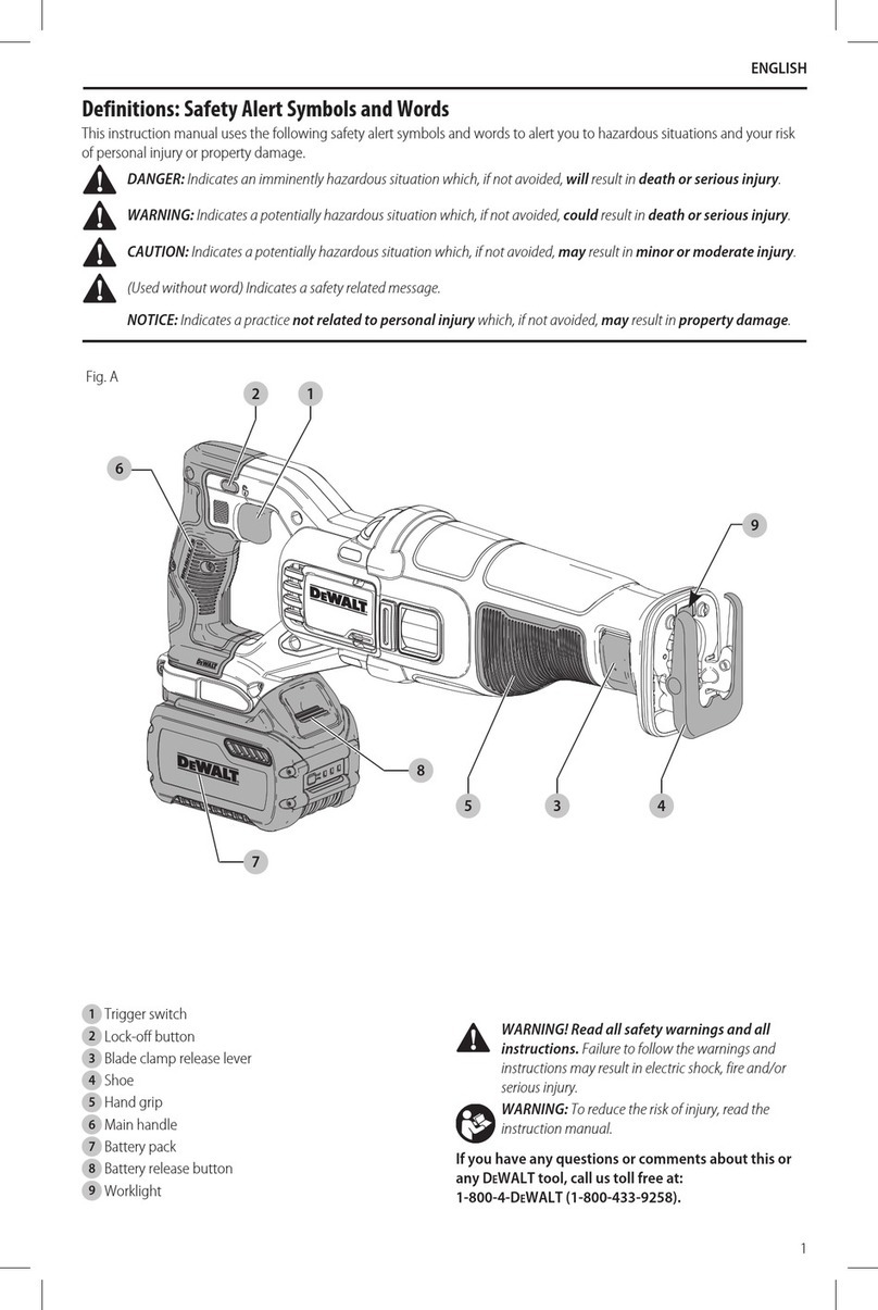 DeWalt DCS388T1 User manual DeWalt DCS388T1 User manual