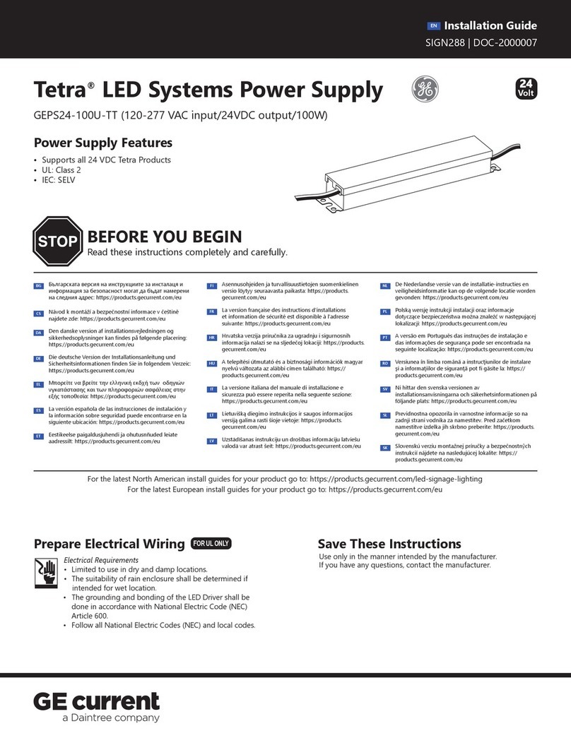 Daintree GE current Tetra GEPS24-100U-TT installation guide