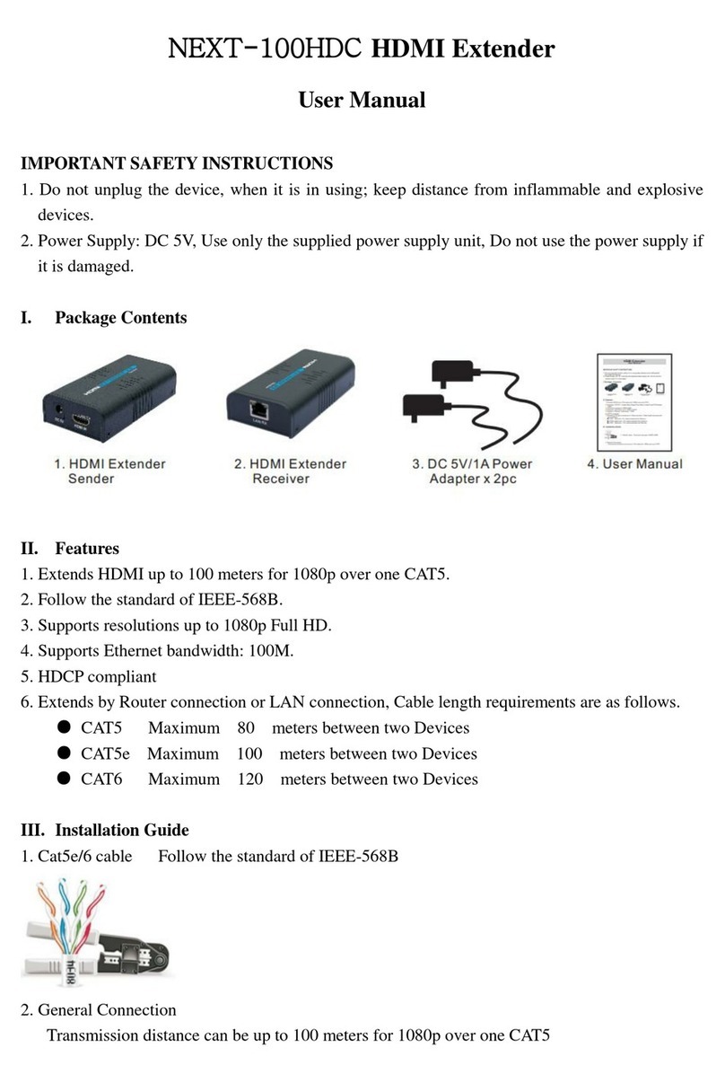 EZ-Net NEXT-100HDC User manual
