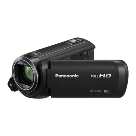 Panasonic HC-V380 Installation and service instructions