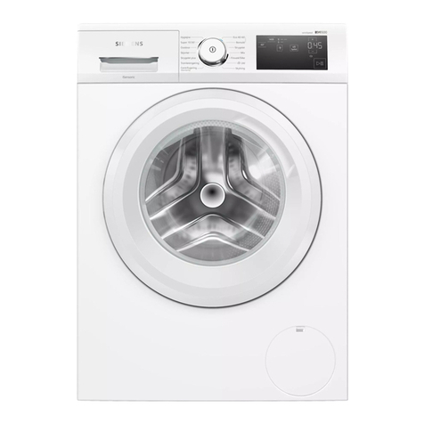Siemens WM14URHIDN User manual