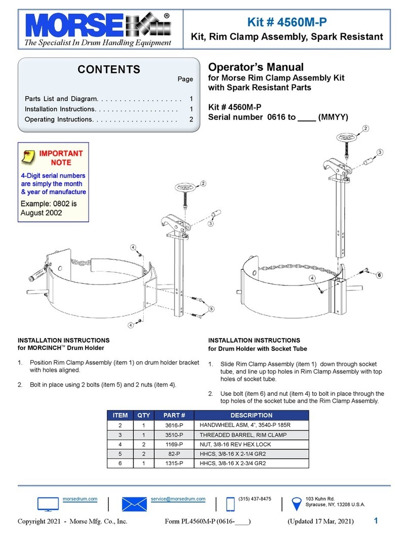 morse 4560M-P User manual morse 4560M-P User manual