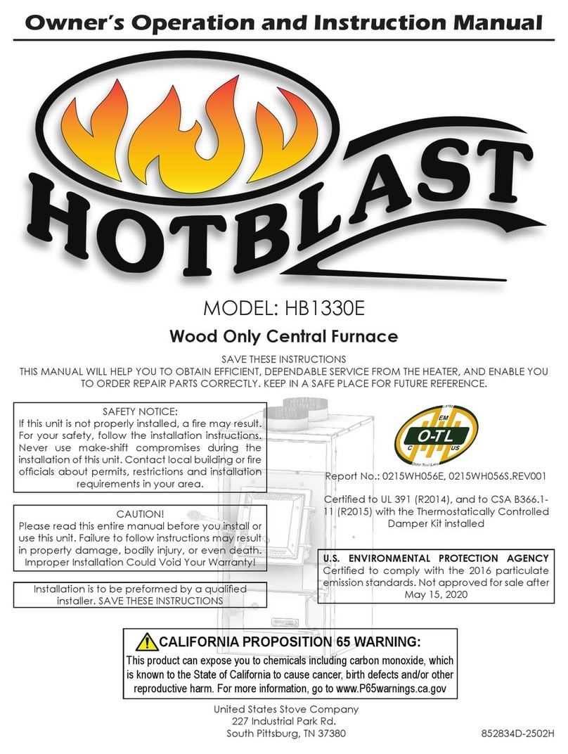 Hotblast HB1330E Owner's operation and instruction manual