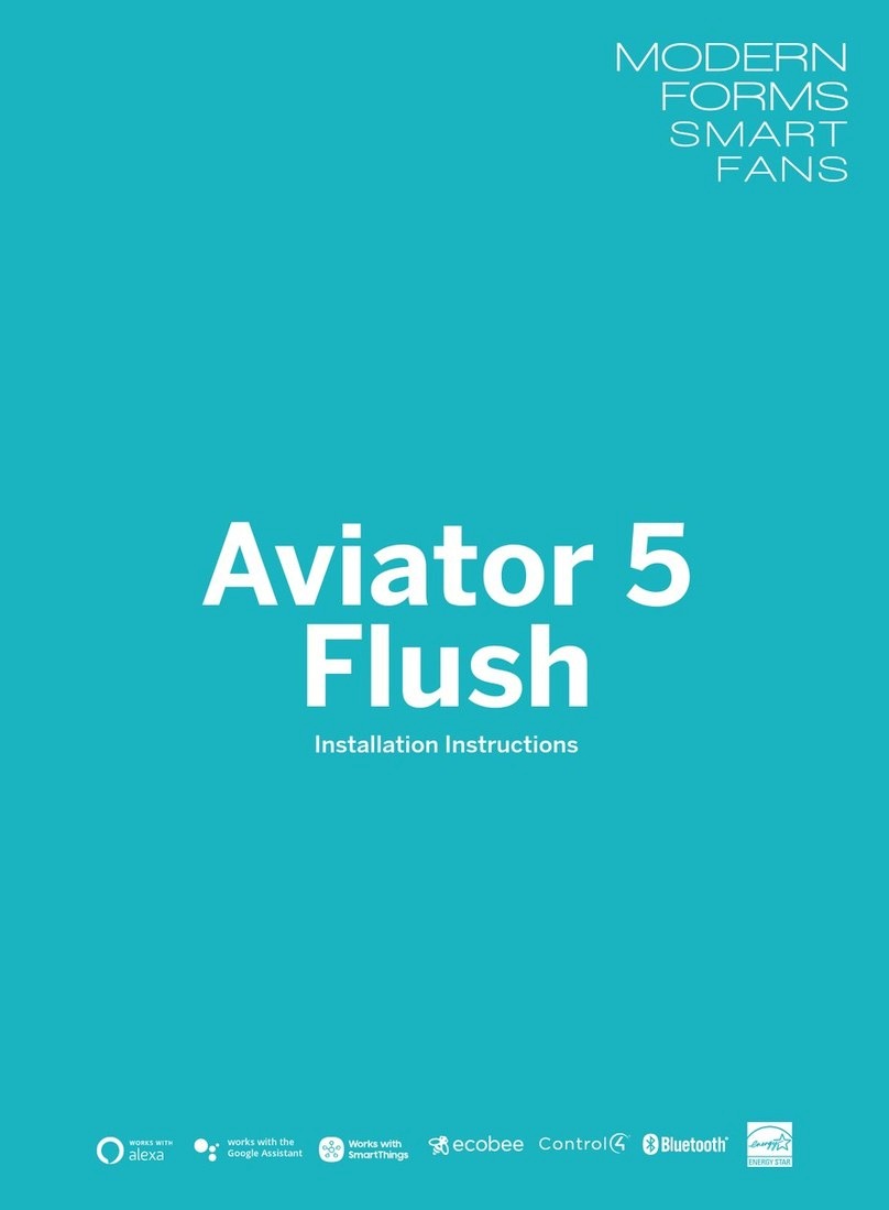 Modern Forms Aviator 5 Flush User manual