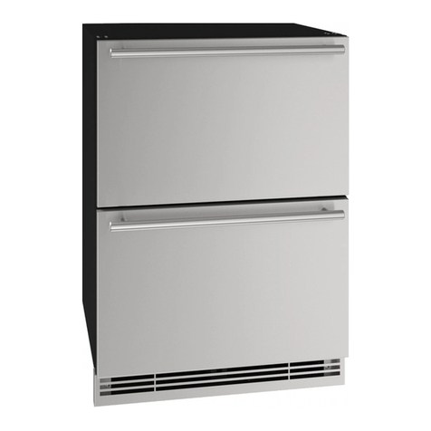 U-Line UHDR124SS61A Installation manual