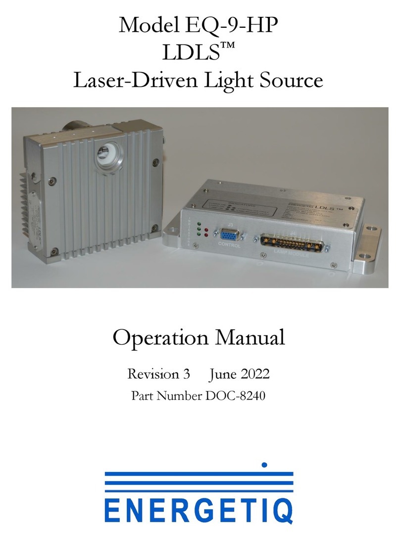 Energetiq LDLS EQ-9-HP Operation manual