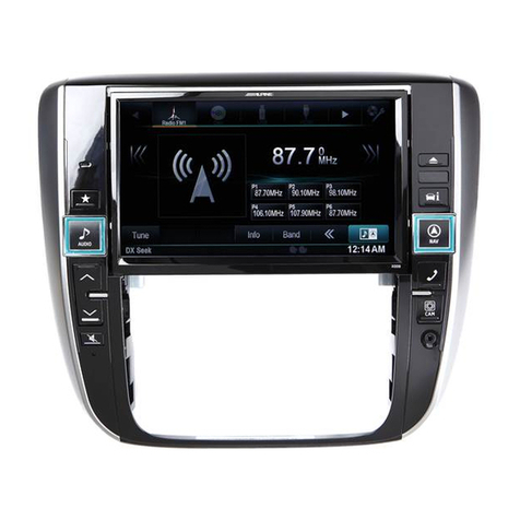 Alpine X009-FD1 User manual