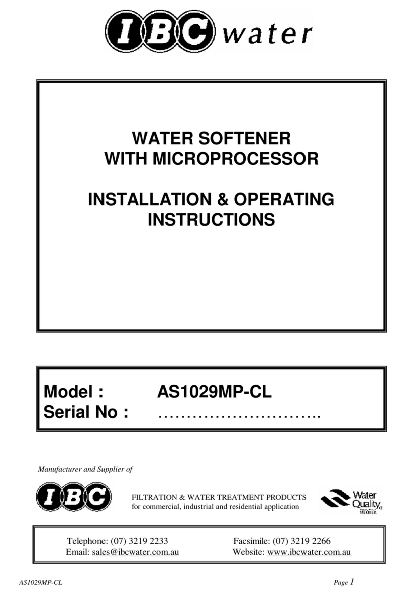 IBC Water AS1029MP-CL Manual IBC Water AS1029MP-CL Manual