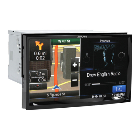 Alpine X009-FD2 User manual
