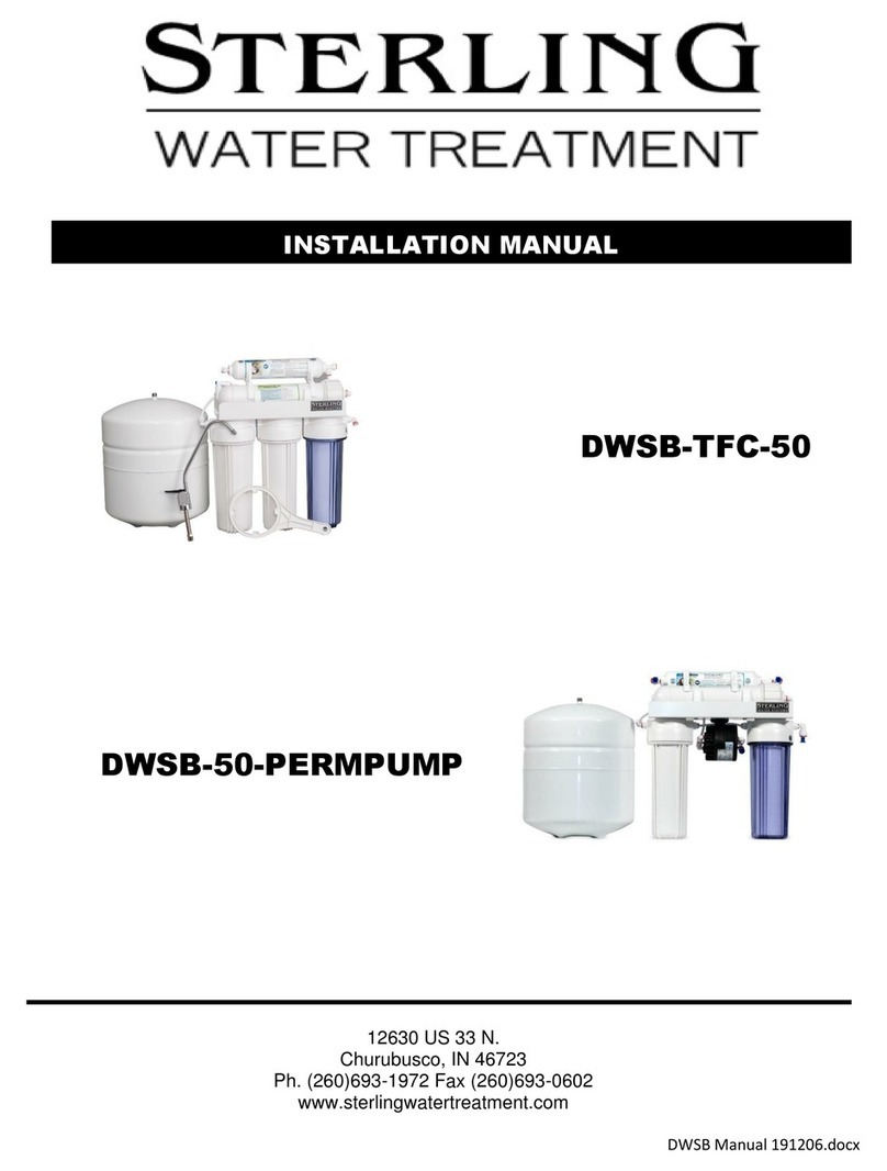 Sterling DWSB-50-PERMPUMP installation manual