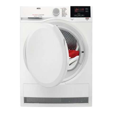 AEG LAVATHERM T7DBM730G User manual