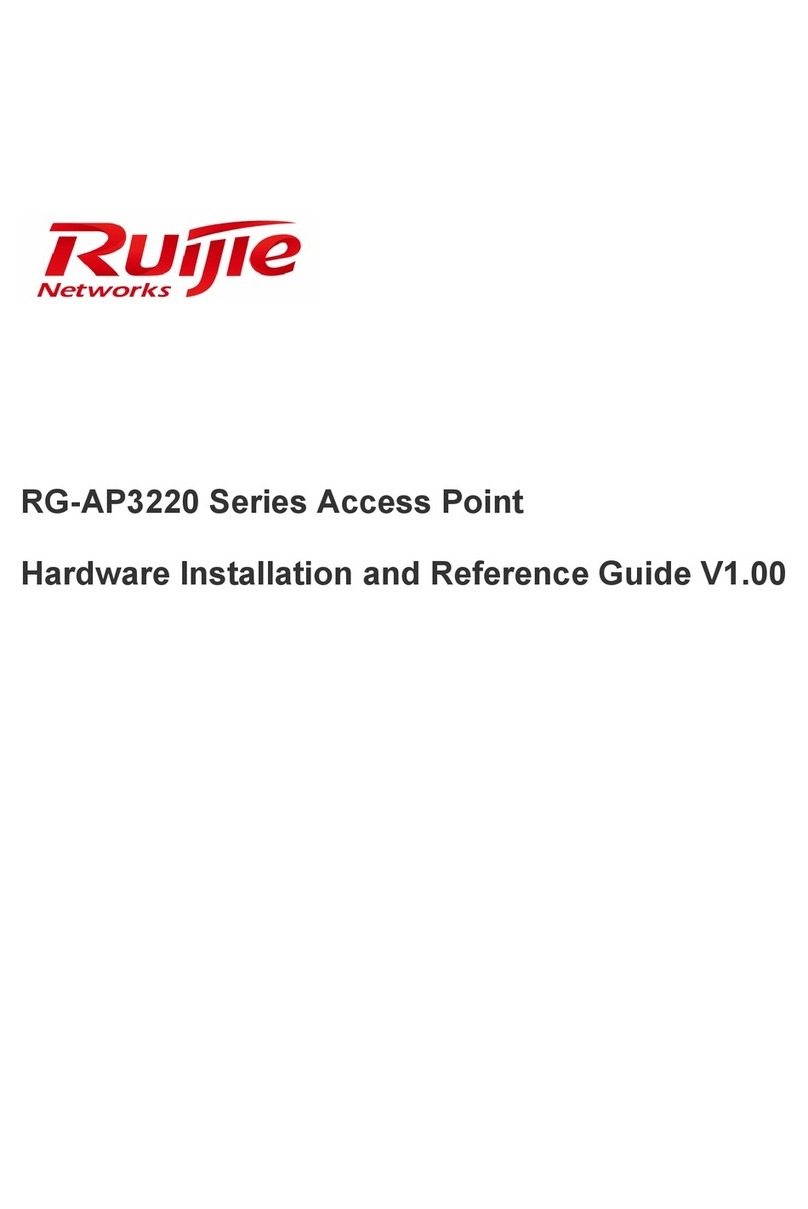 Ruijie Networks RG-AP3220 Series Installation and operating manual