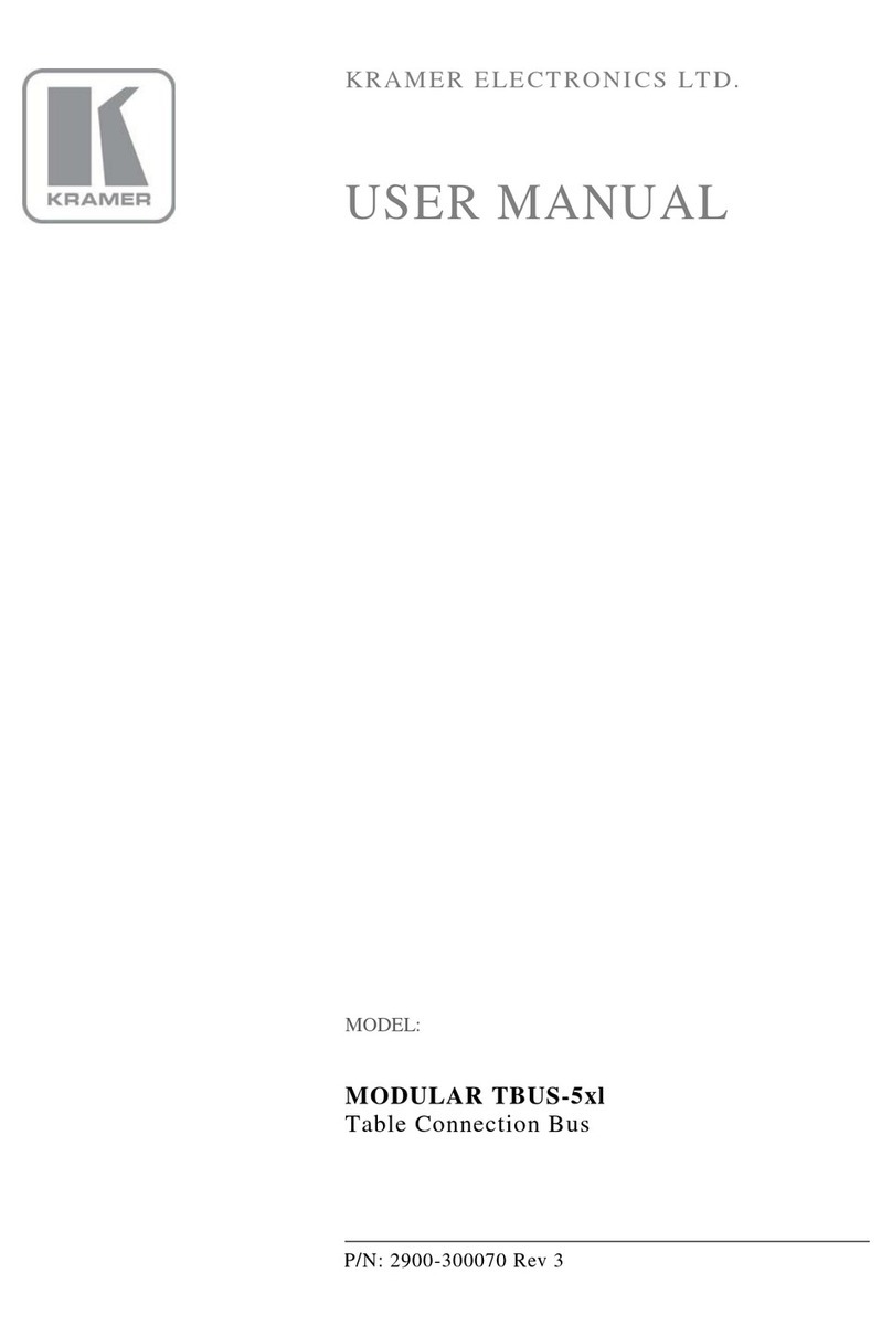 Kramer TBUS-5 L Series user manual
