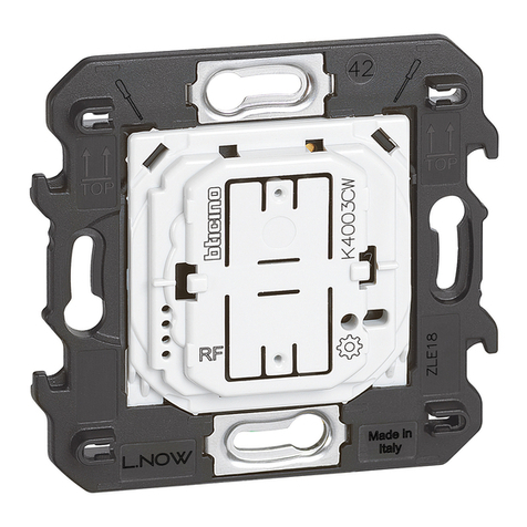 Bticino BTK4003CW User manual