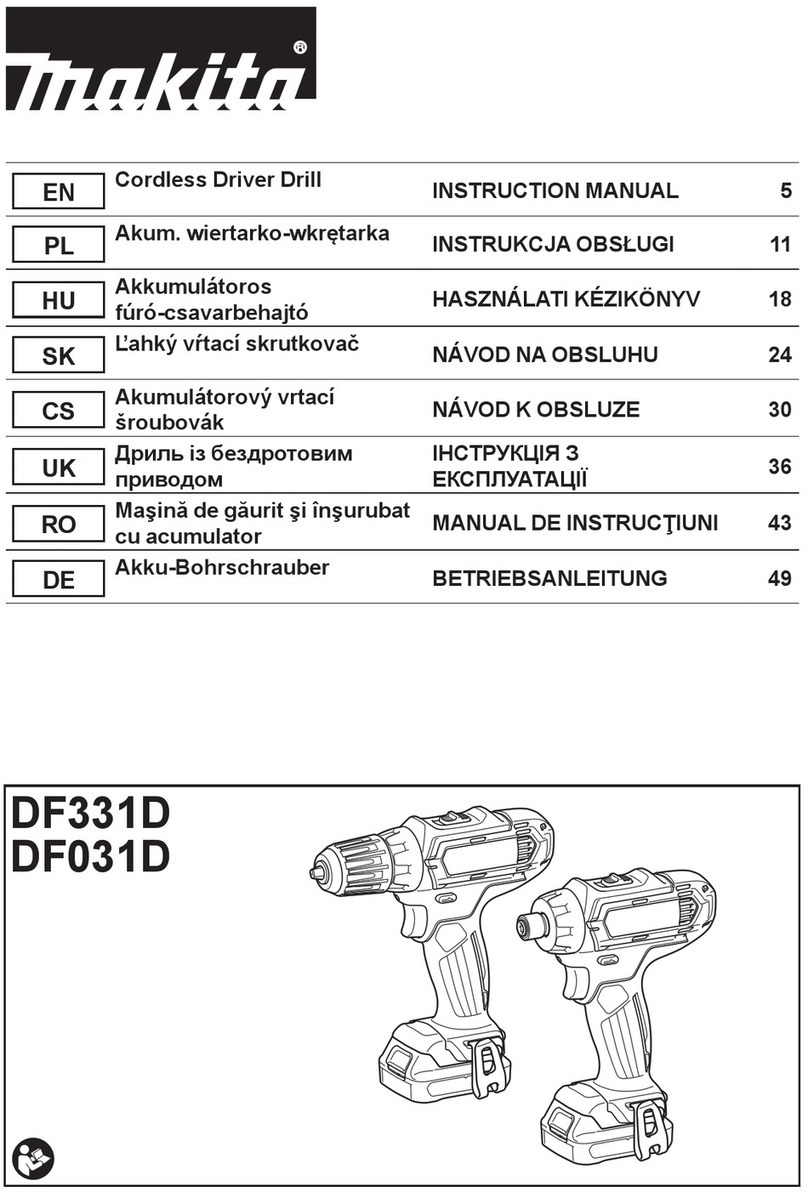 Makita DF331DSAJ instruction manual