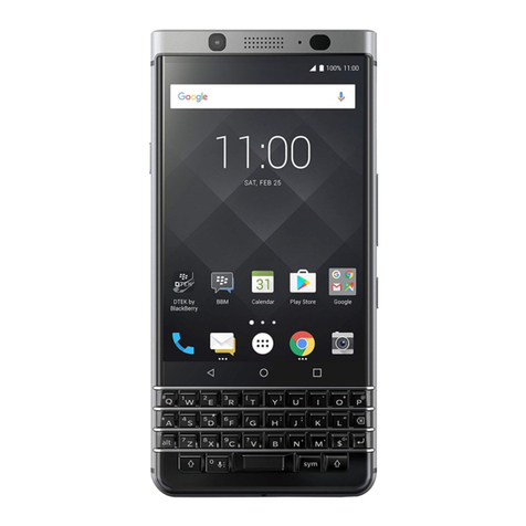 Blackbe;rry KEY one User manual