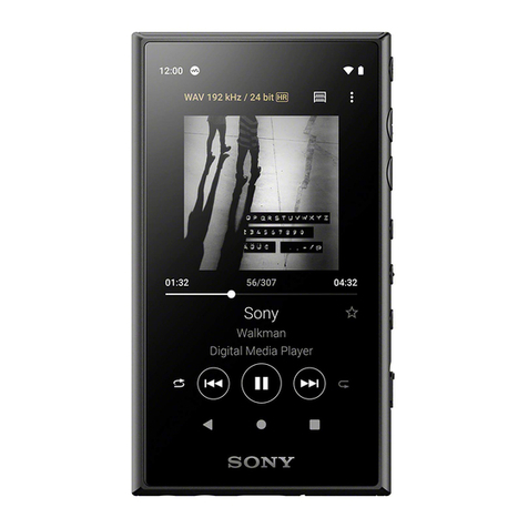 Sony NW-A105 User manual