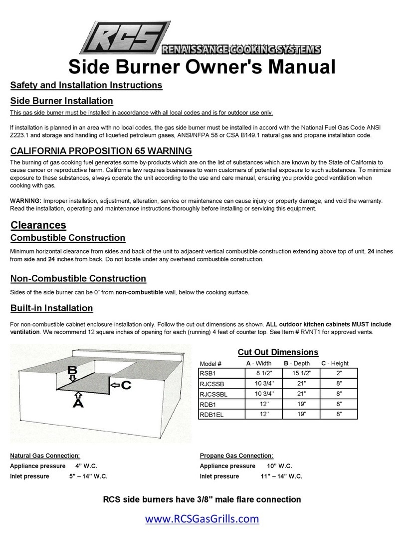 RCS RSB1 owner's manual