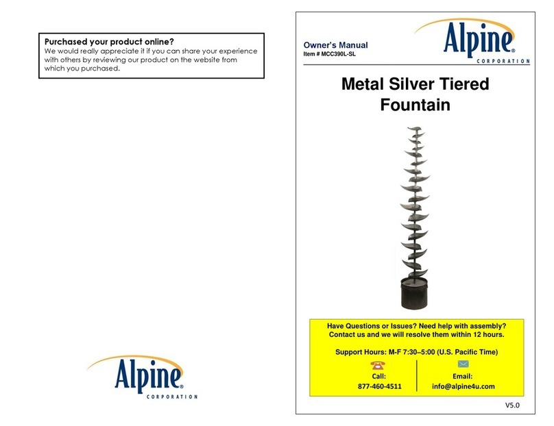 Alpine MCC390L-SL User manual