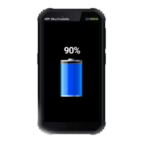 SkyCaddie SX550 user guide