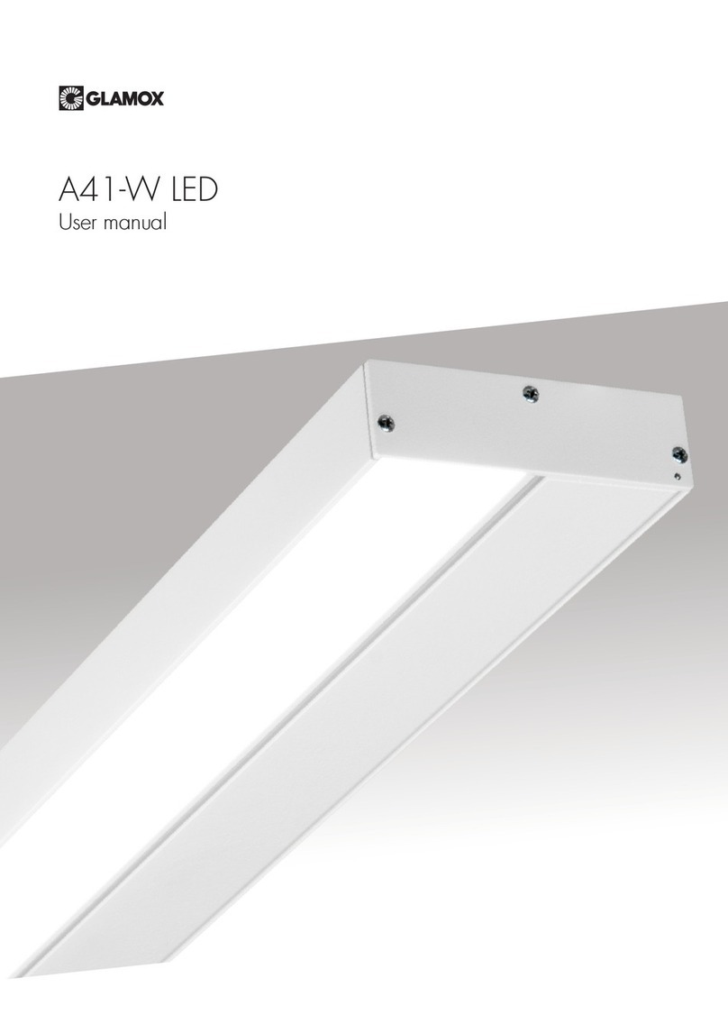 Glamox A41-W LED user manual