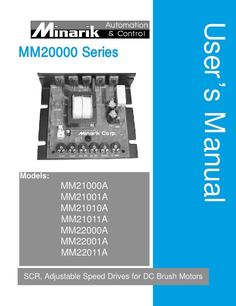 Minarik Motor Master 20000 Series user manual