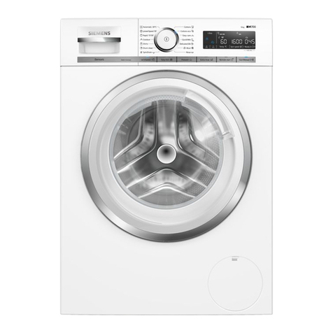 Siemens WM16XKH0ZA User manual and installation instructions