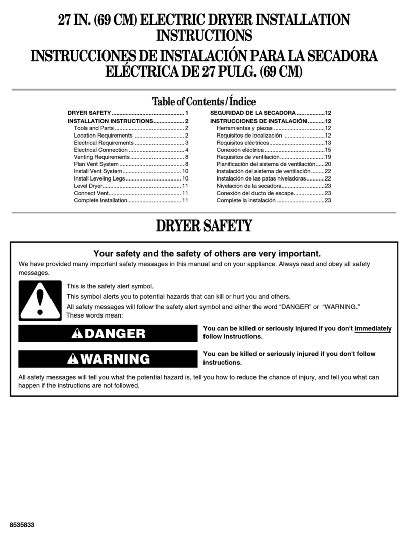 Whirlpool GEQ9800PW installation instructions