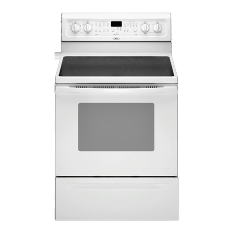 Whirlpool GFE461LVS - 30" Ing Electric Range installation instructions