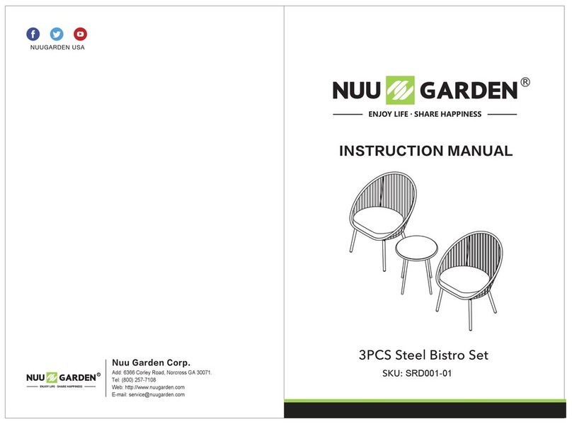 Nuu Garden SRD001-01 instruction manual