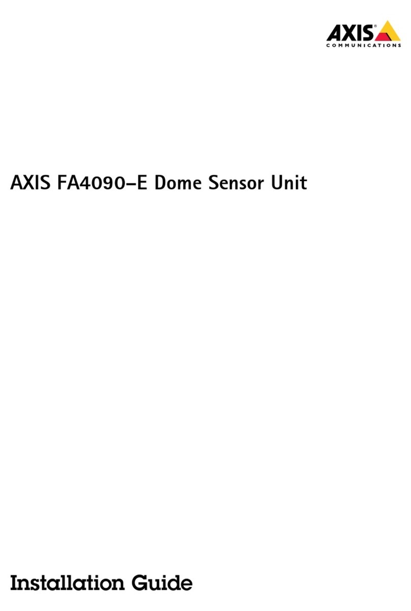 Axis FA4090-E User manual