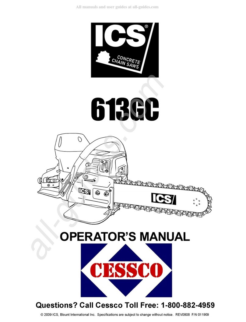 ICS 613GC Operator's manual ICS 613GC Operator's manual
