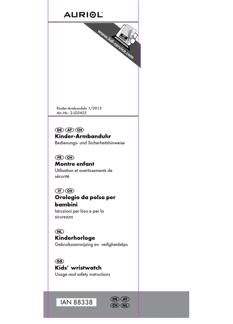 Auriol 2-LD3453 Usage and safety instructions