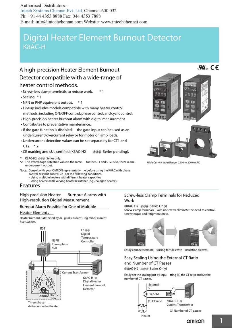 Omron K8AC-H2 User manual
