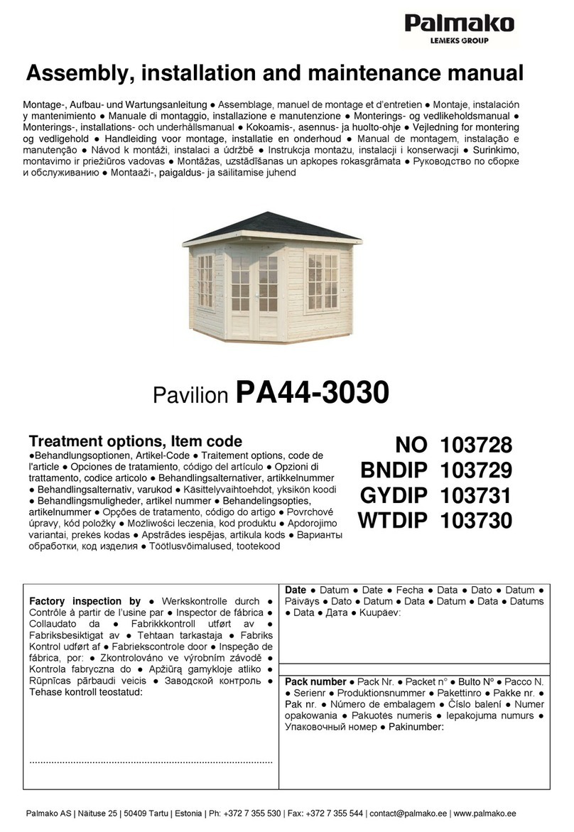 Lemeks 103728 Installer manual