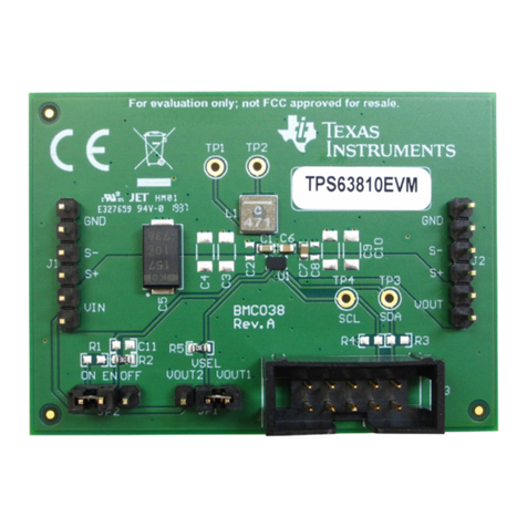 Texas Instruments TPS6381xEVM User manual