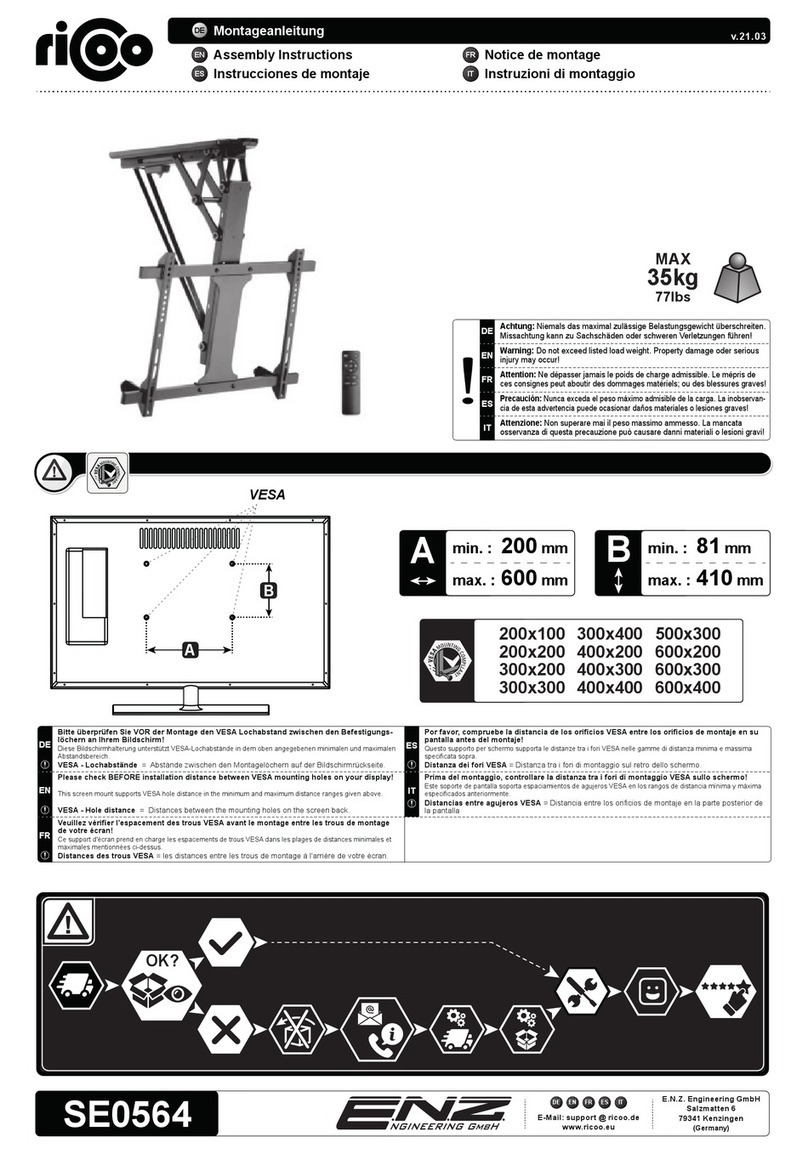 ricoo ENZ SE0564 Assembly instructions