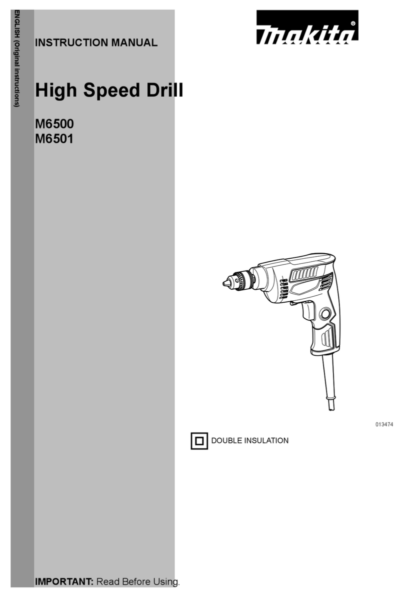 Makita M6501 User manual
