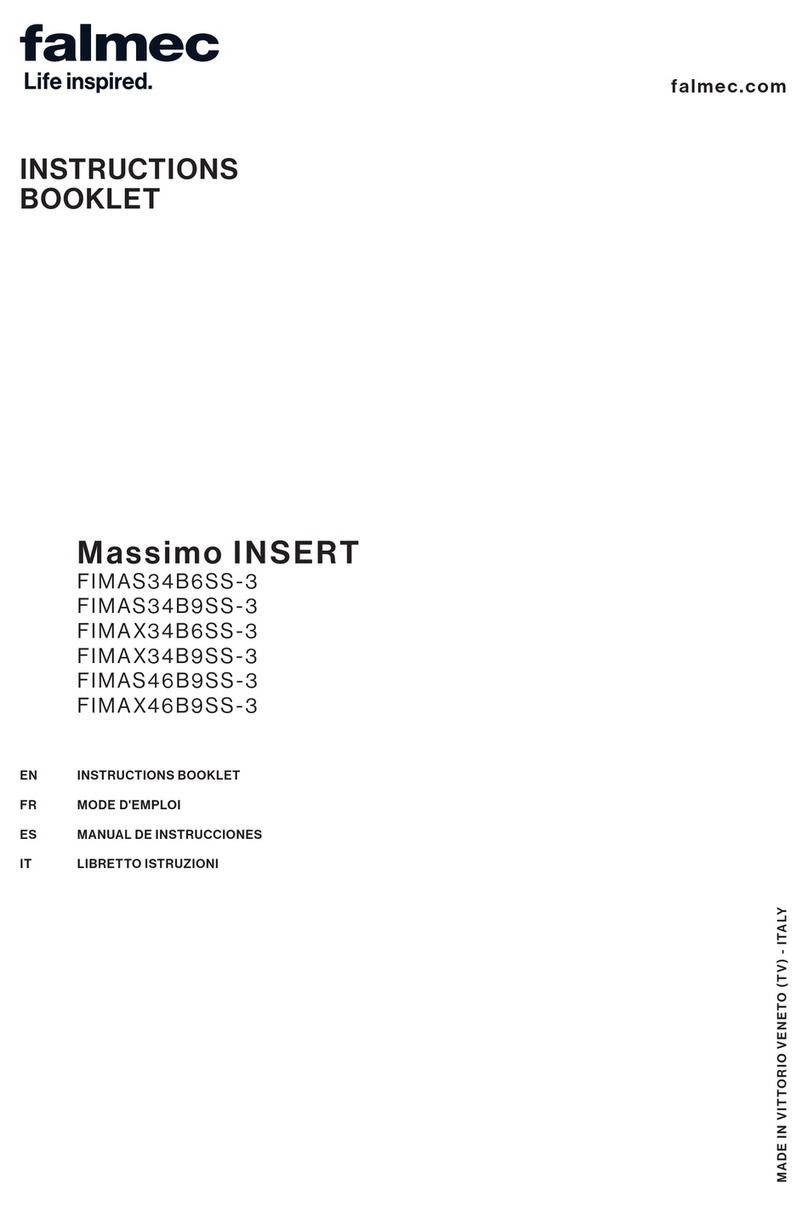 FALMEC Massimo INSERT FIMAS34B6SS-3 Instruction booklet