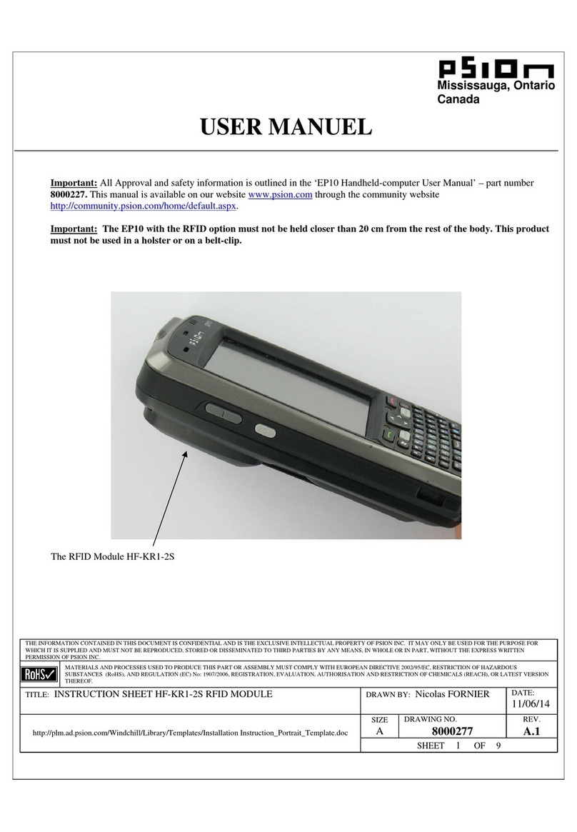 Psion HF-KR1-2S user manual