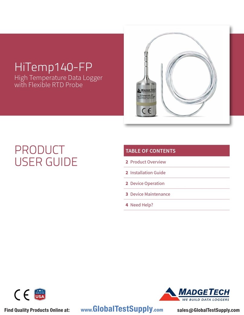 MadgeTech 902003-00 Specification sheet