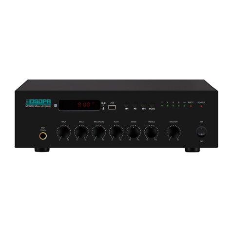 DSPPA MP60U User manual