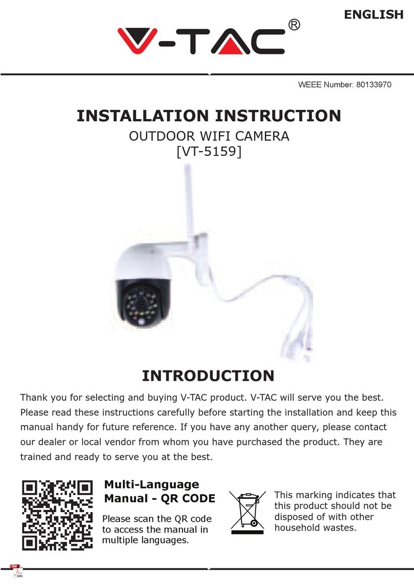 V-TAC VT-5159 Installation instruction